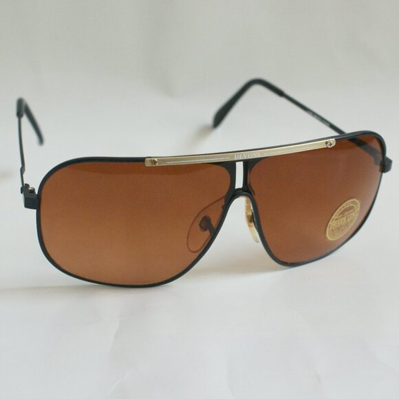 NWT TruVintage 90's Navigator style w/ Copper lens tech "De'Vons" logo Sunglass - Picture 2 of 5